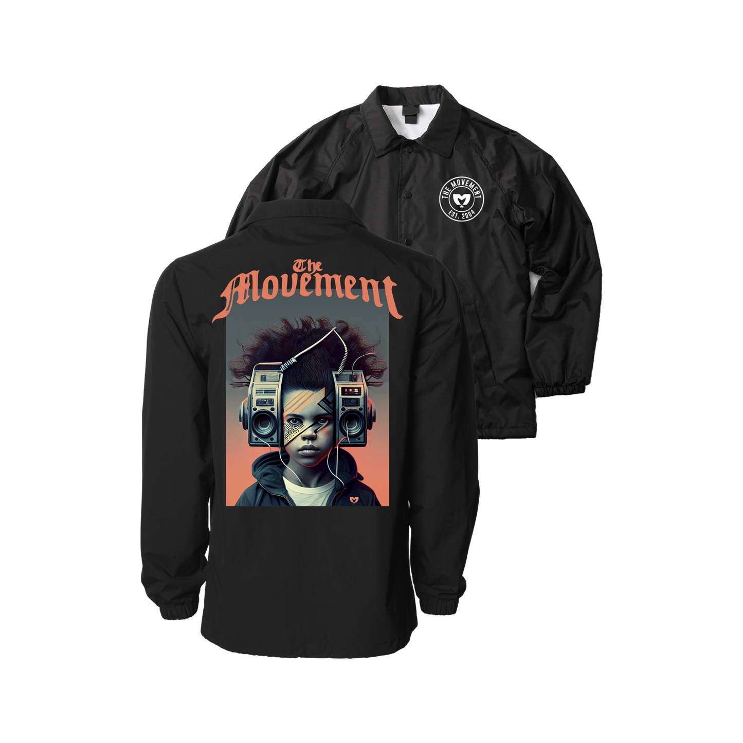 Boombox Headphones Coaches Jacket