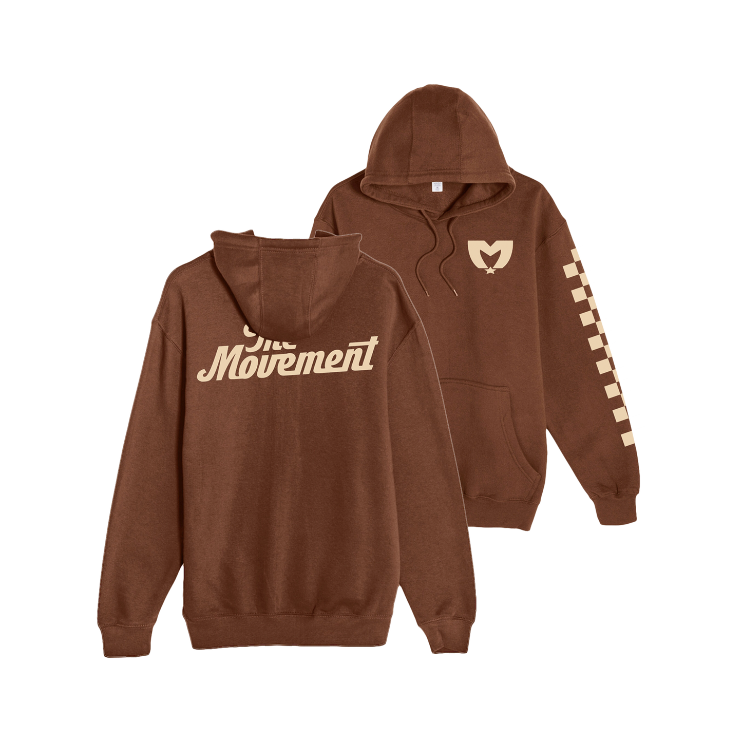 Checker Brand Pullover Hoodie