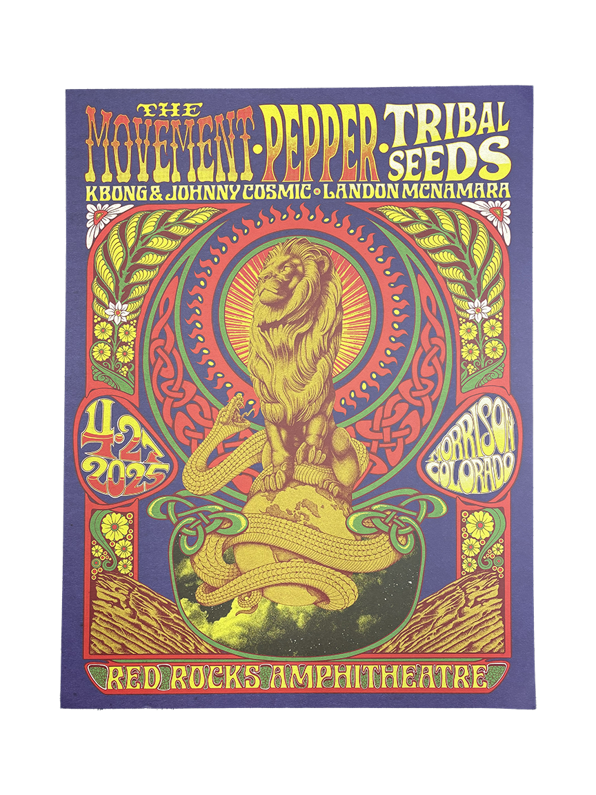Red Rocks 2025 Poster