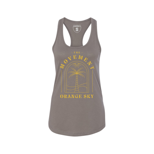 Women's Orange Sky Tank