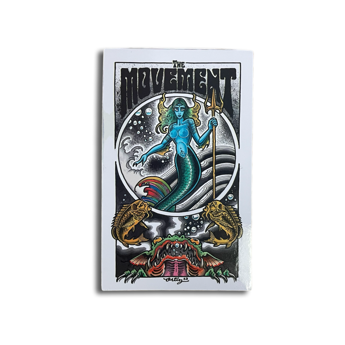 Opie Ortiz Mermaid Sticker