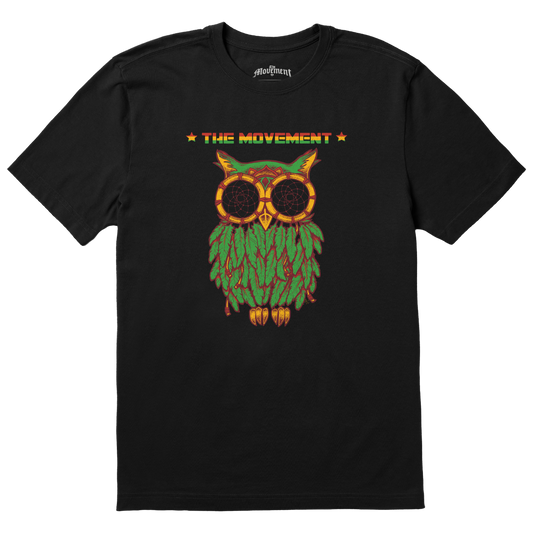 Men's Rasta Owl Short Sleeve Tee