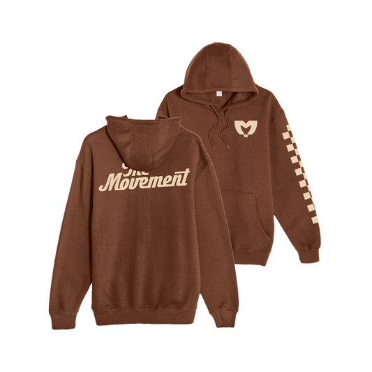Checker Brand Pullover Hoodie