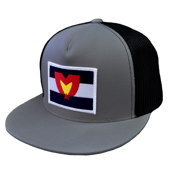 Mile High Patch Snapback Black & Charcoal