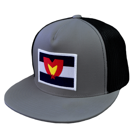 Mile High Patch Snapback Black & Charcoal