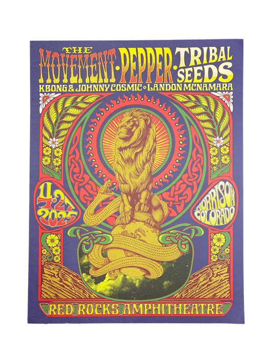 Red Rocks 2025 Poster