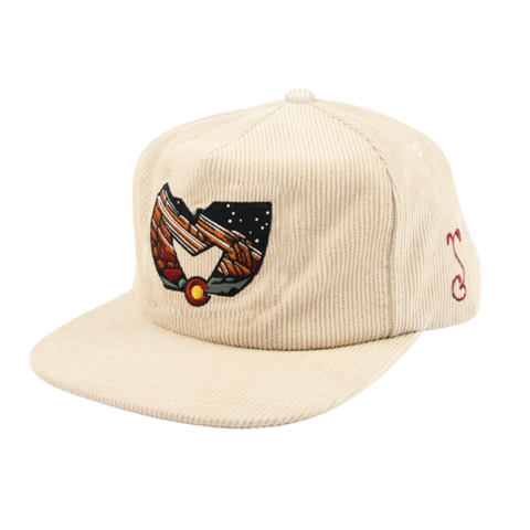 Red Rocks Corduroy Hat (Cream)
