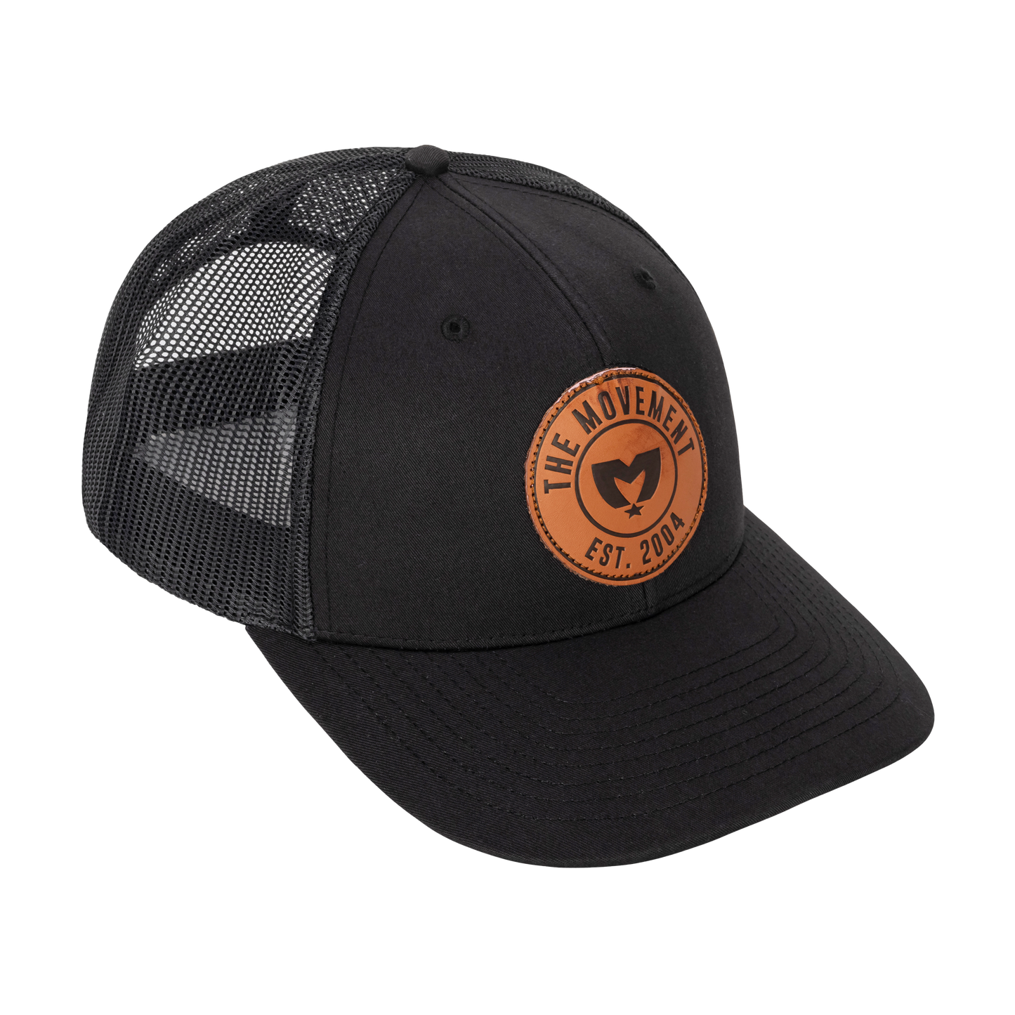 Leather Patch Trucker Hat