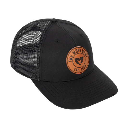Leather Patch Trucker Hat