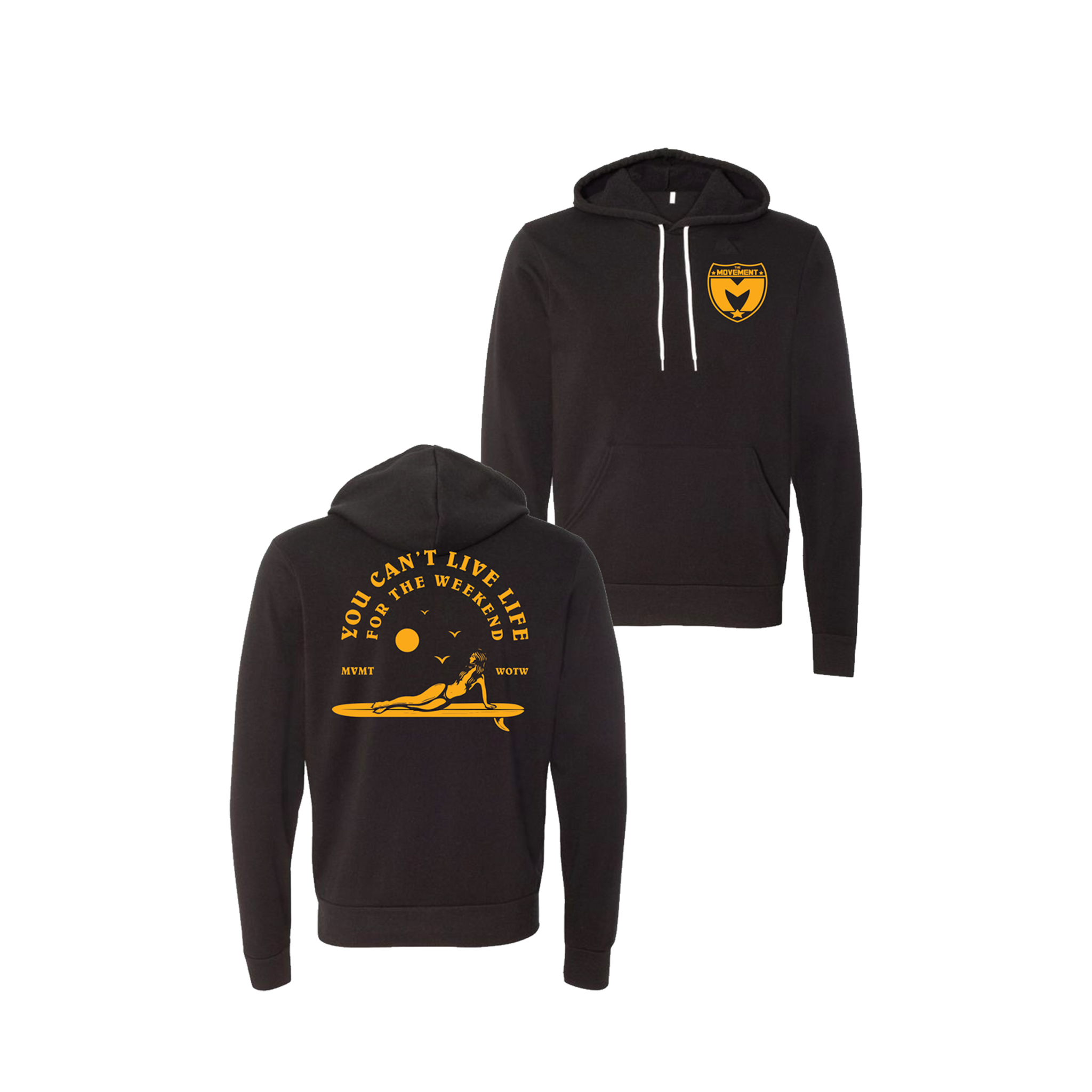 Live Life Surfer Pullover Hoodie
