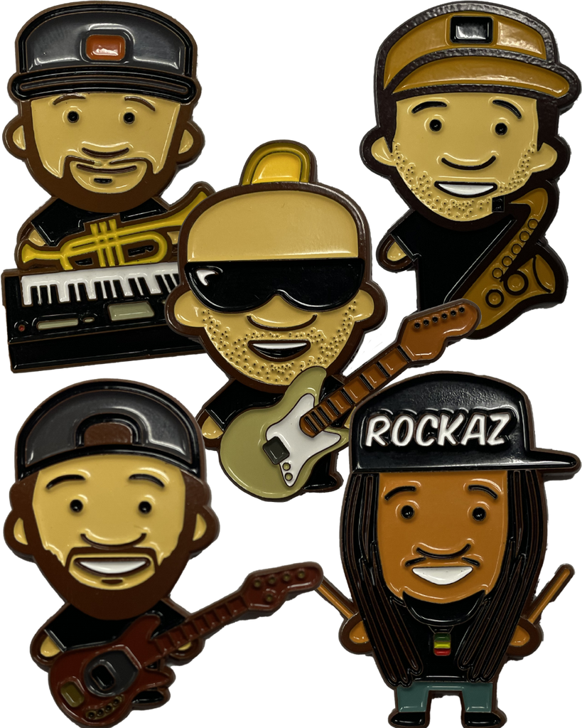 Character Band Pins - 5 Pack – The Movement Store
