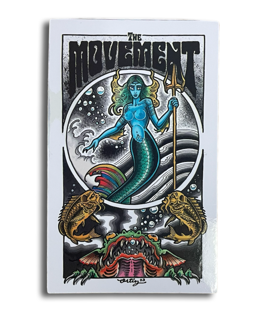 Opie Ortiz Mermaid Sticker