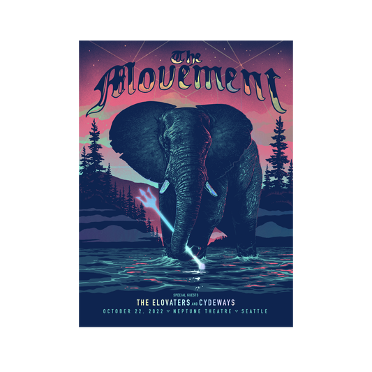 Seattle Neptune Theater Foil Poster