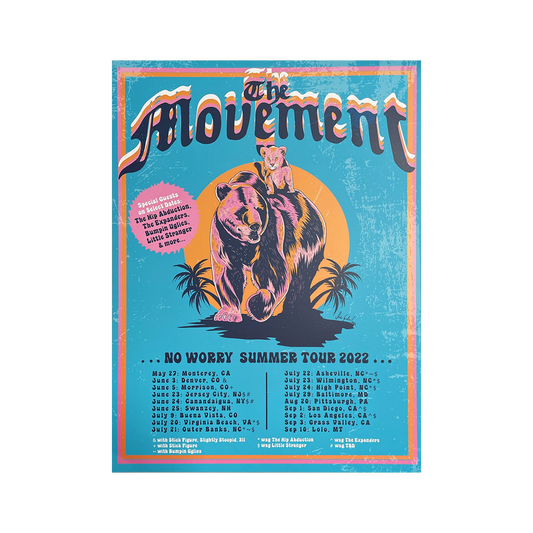 No Worry Tour Poster