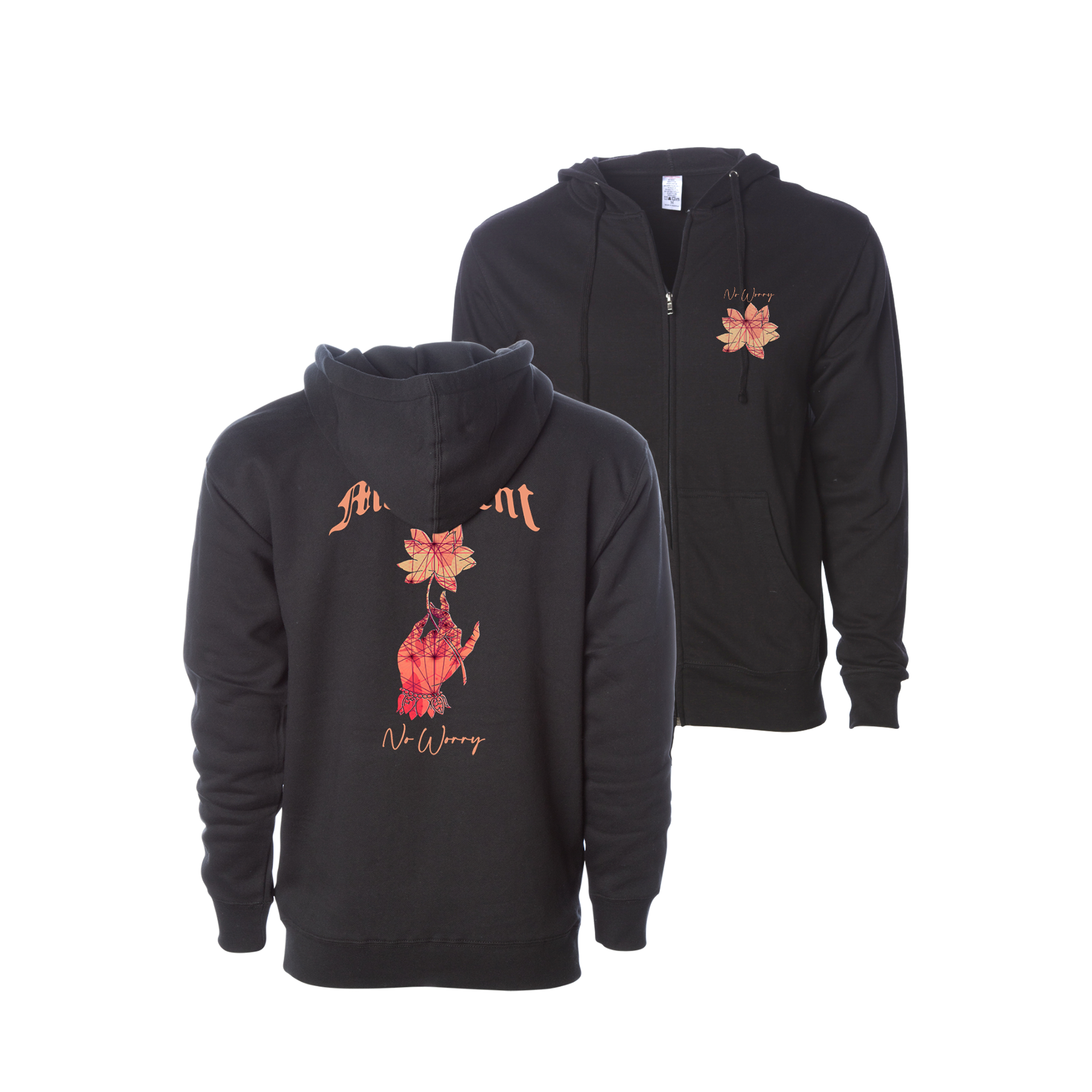 No Worry Zip Hoodie