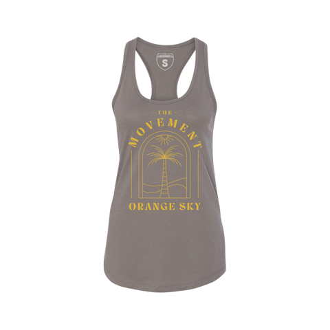 Women's Orange Sky Tank