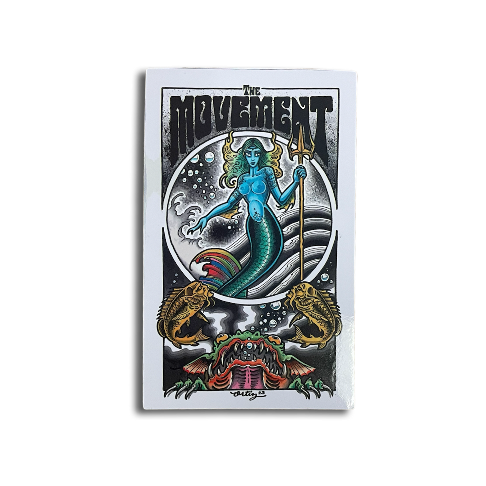 Opie Ortiz Mermaid Sticker