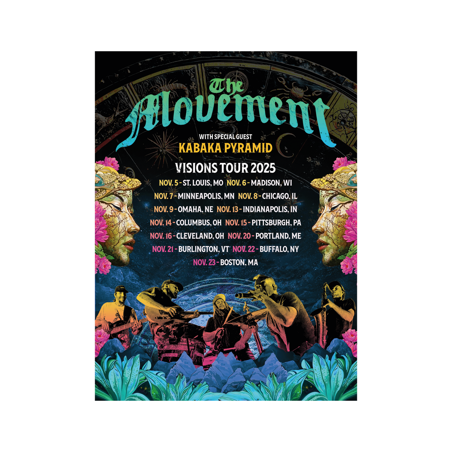 Visions Fall 2025 Tour Poster