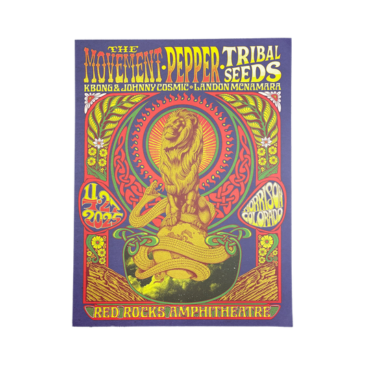 Red Rocks 2025 Poster