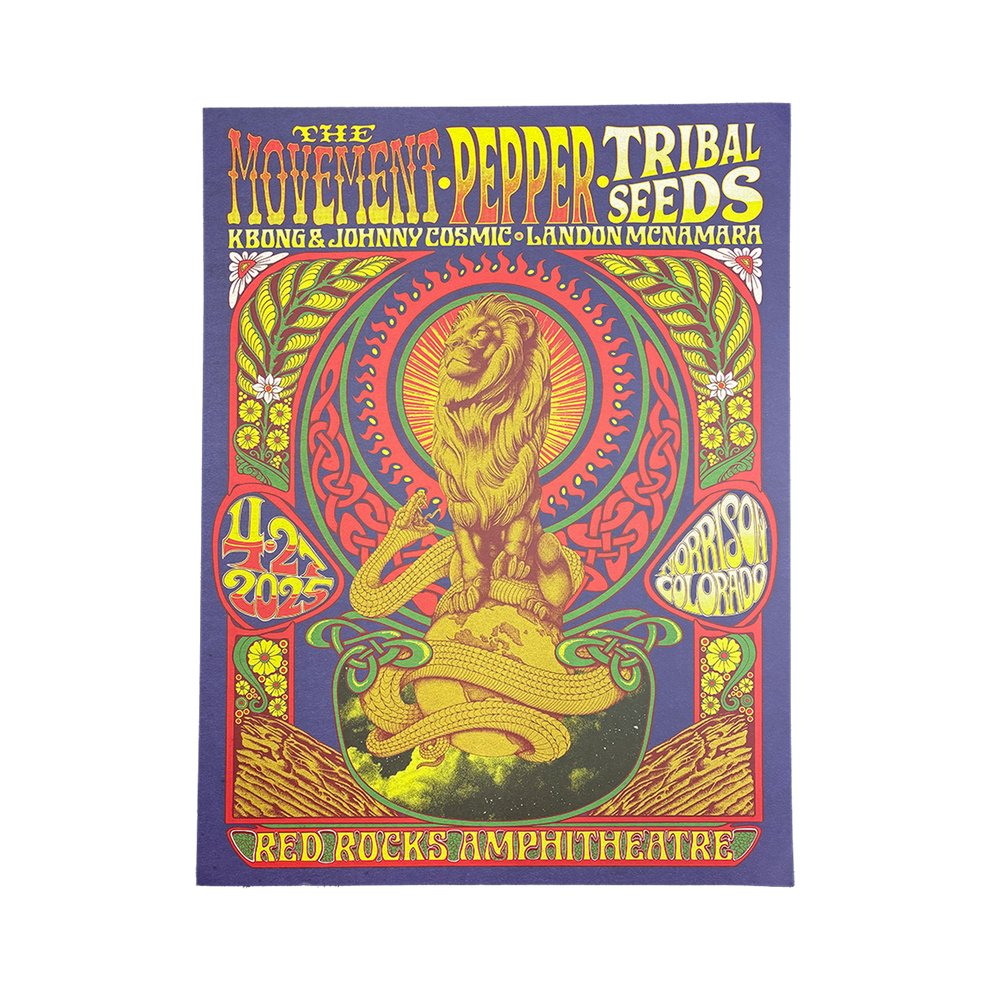 Red Rocks 2025 Poster – The Movement Store