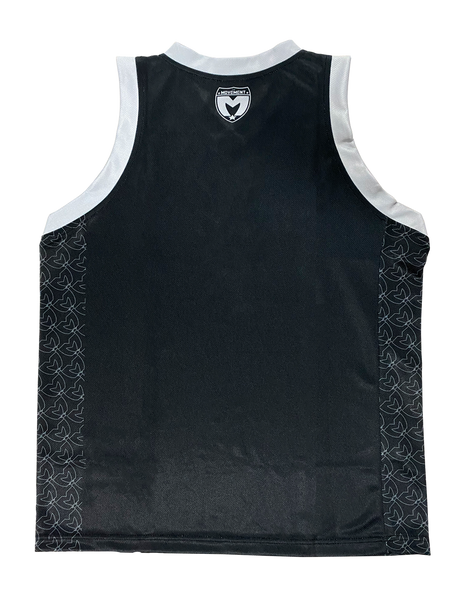 THE MVMT Basketball Jersey (Black)