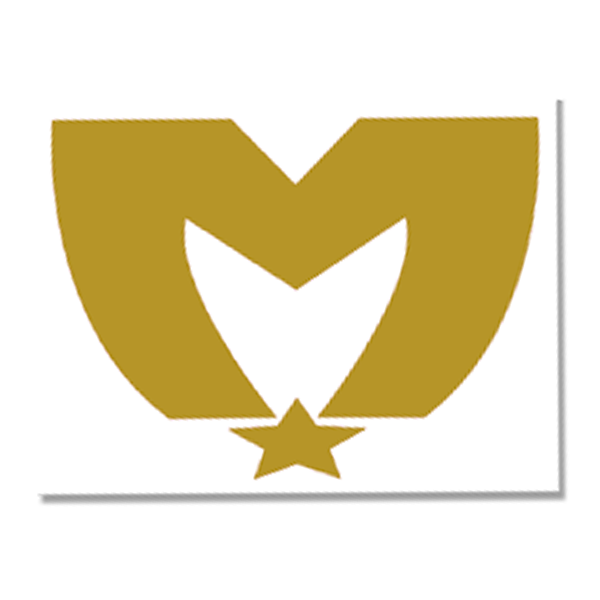 Vegas Gold Sticker Letters 