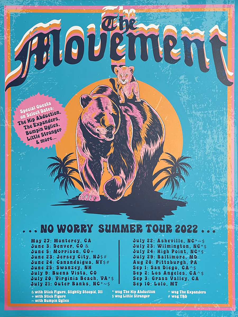 No Worry Tour Poster
