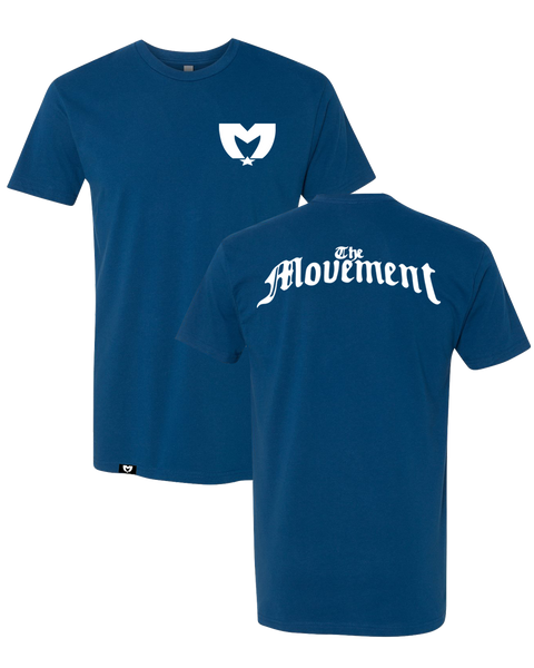 Arched Logo Tee (Cool Blue)