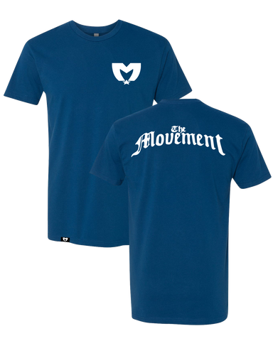 Arched Logo Tee (Cool Blue)